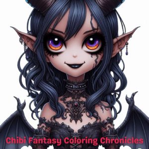 Chibi Fantasy Coloring Chronicles freebies