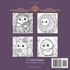 Puffy Blooms back cover from the Amazon shop